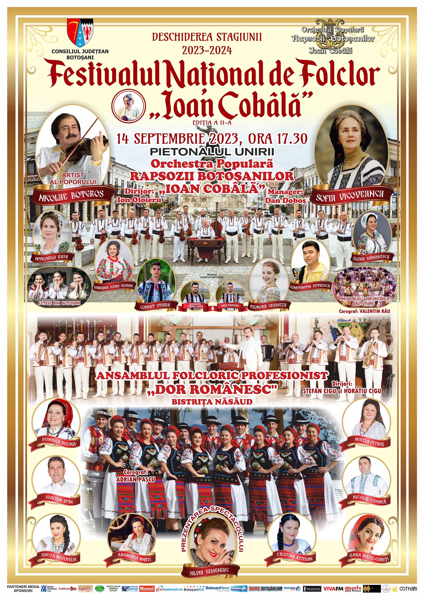 Festivalul Național de Folclor „Ioan Cobâlă” – 14 si 15 septembrie 2023