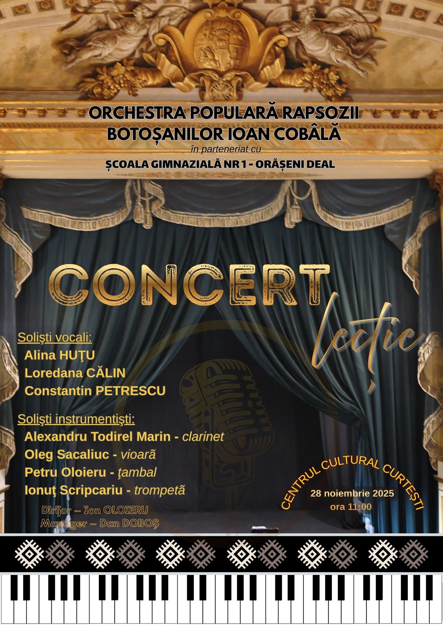 Concert lecție 28 noiembrie Curtești